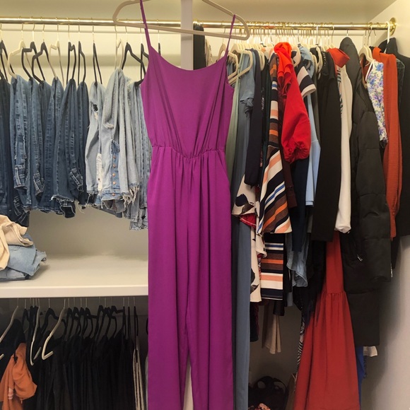 Gianni Bini purple jumpsuit - Picture 2 of 4